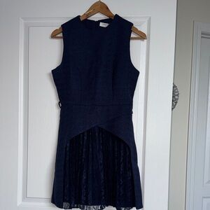 Commense Midnight Blue High-Low Dress